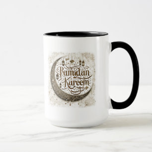 Caneca Ramadan Mubarak Celebra dos Lanternas Tradicionais