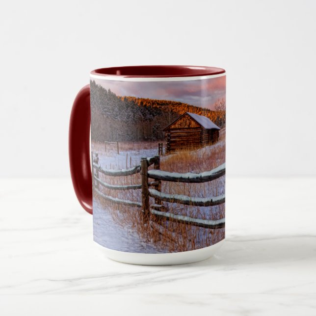 Caneca Rancho da neve (Frente Esquerda)