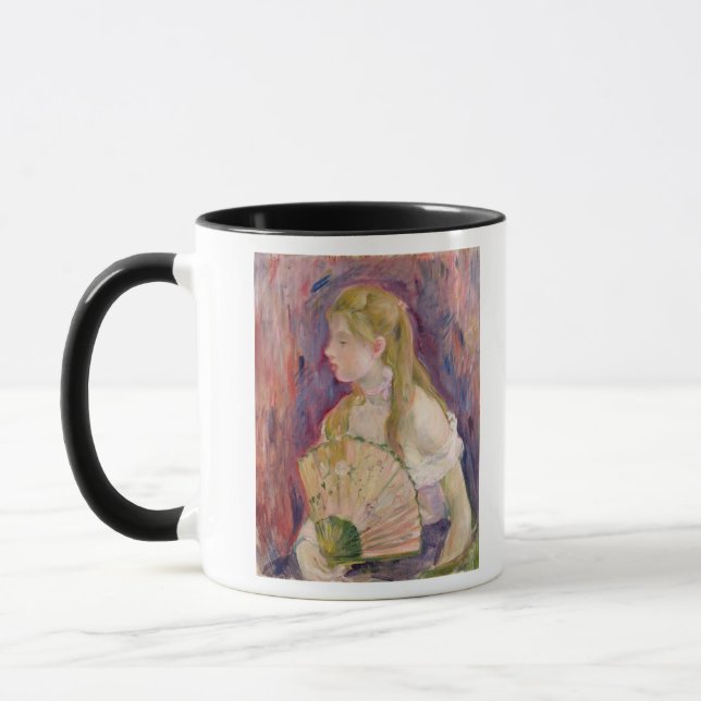 Caneca Rapariga com um fã, 1893 (Esquerda)