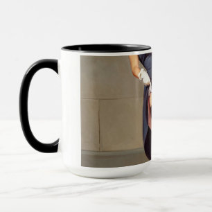 Caneca Rapariga de Pin-Up Retro