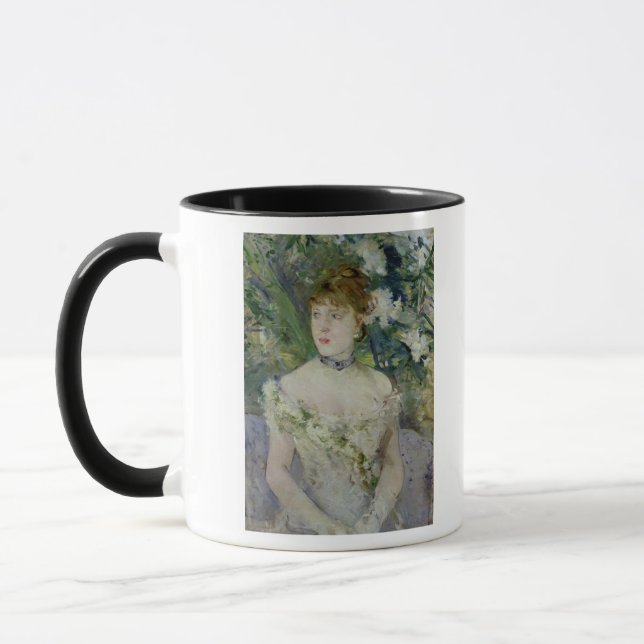Caneca Rapariga em um vestido de bola, 1879 (Esquerda)