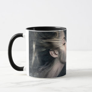 Caneca Rapariga Espelho Sorria Cabelo Feliz Fantasia