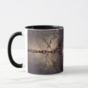 Caneca Rapariga Rosto do Cabelo do Sorriso Ramificador Ra