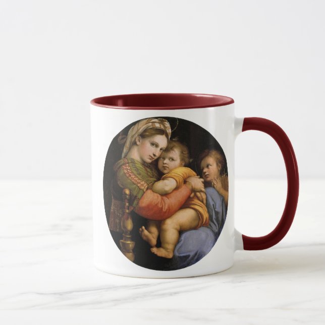 Caneca Raphael , Madonna della seggiola (Direita)