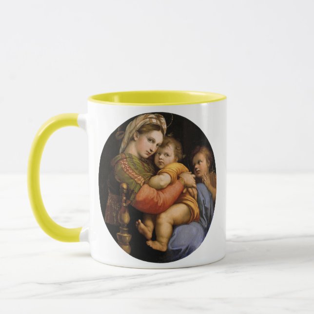 Caneca Raphael , Madonna della seggiola (Esquerda)