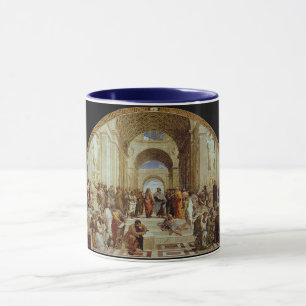 Caneca Raphael's "The School of Athens" (cerca de 1511)