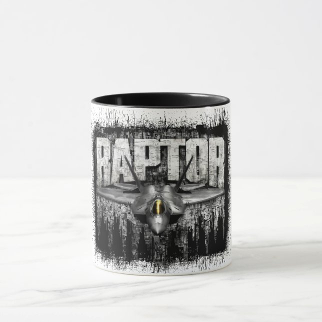 Caneca Raptor F-22 (Centro)