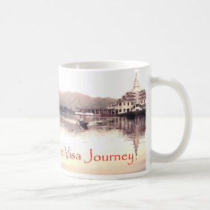 Caneca rara do lago Inle da viagem do visto