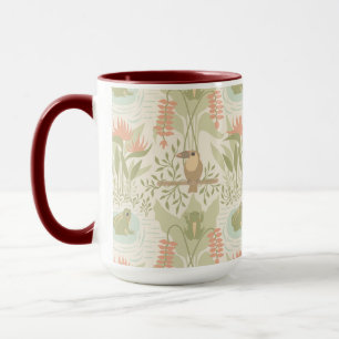 Caneca Rãs e Pássaros Suaves da Selva