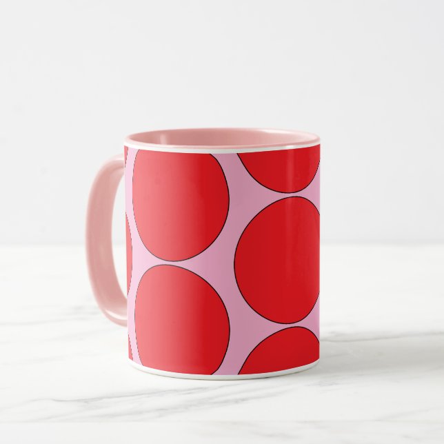 CANECA "RASPBERRY-CREME" POP-ART 11 OZ. CAFÉ (Frente Esquerda)