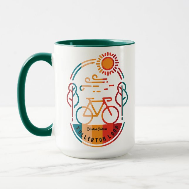 Caneca Rastreamento de Bike do Loop Fullerton (Esquerda)