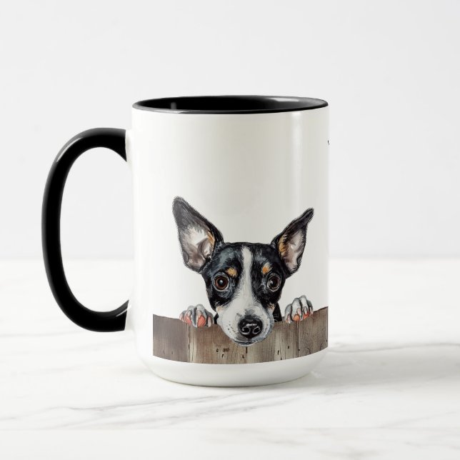 Caneca Rat Terrier Dog Mug (Esquerda)