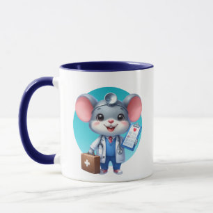 Caneca Rato bonito Doutor adicione monograma