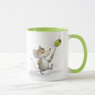 Caneca Rato de feliz com Mug de Oliva