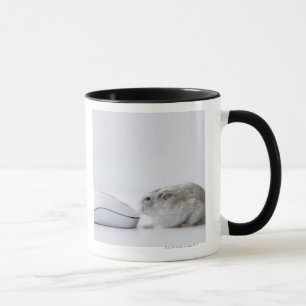 Caneca Rato do hamster e do computador