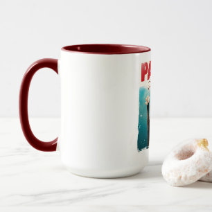 Caneca Rato Humorístico de Gato Paródico PWS, caçando o R