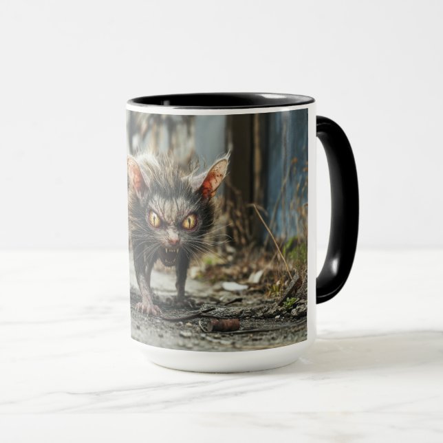 Caneca Rato monstro  (Frente Esquerda)