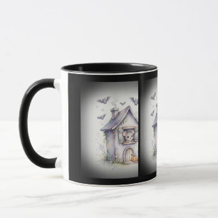 Caneca Rato na Casa Assombrada Halloween
