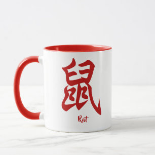 Caneca Rato zodíaco chinês
