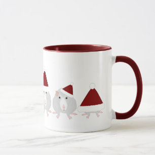 Caneca Ratos de Natal Mug