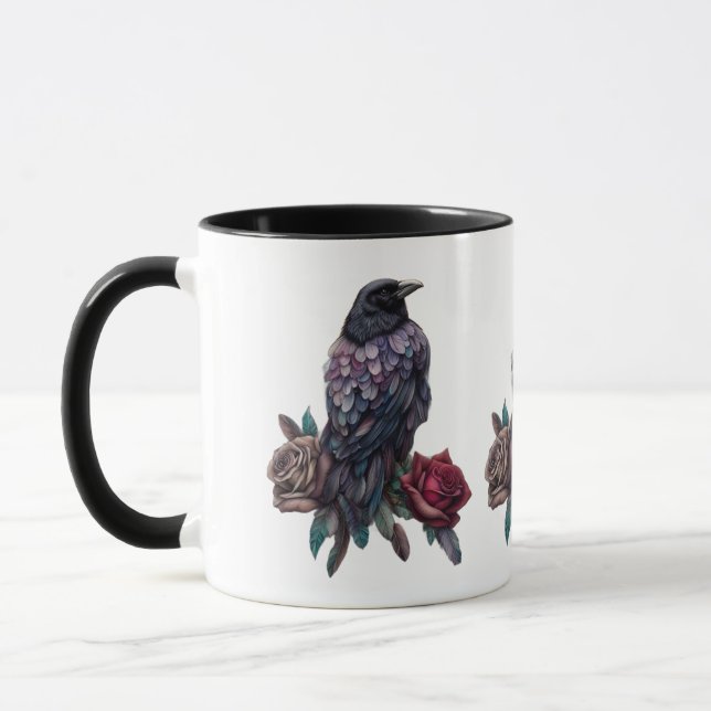 Caneca Raven and Roses Coffee (Esquerda)