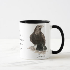 Caneca Raven Animal Totem Mug