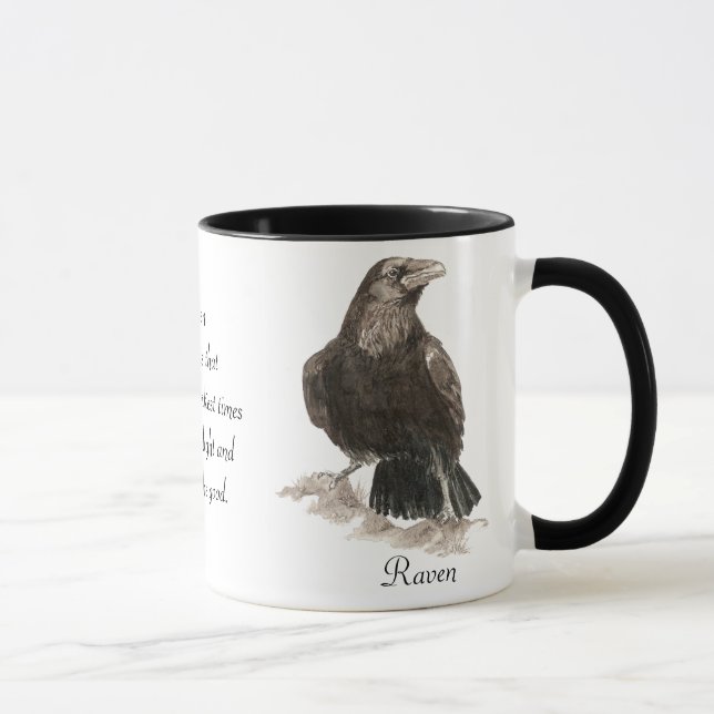 Caneca Raven Animal Totem Mug (Direita)