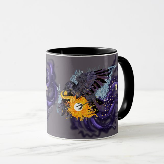 Caneca Raven Sky Folklore (Frente Esquerda)