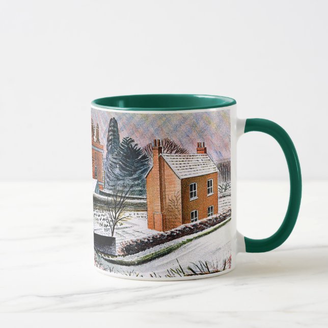 Caneca Raviliação - Vítima no inverno, belas artes Mug (Direita)