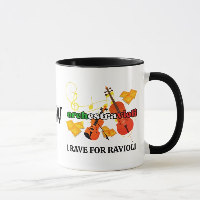 Caneca Ravioli Pasta ORCHESTRAVIOLI - Música Italiana Col (Direita)