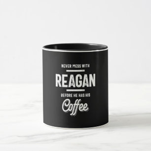 Caneca Reagan Name Funny