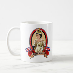 Caneca real da rainha Elizabeth II