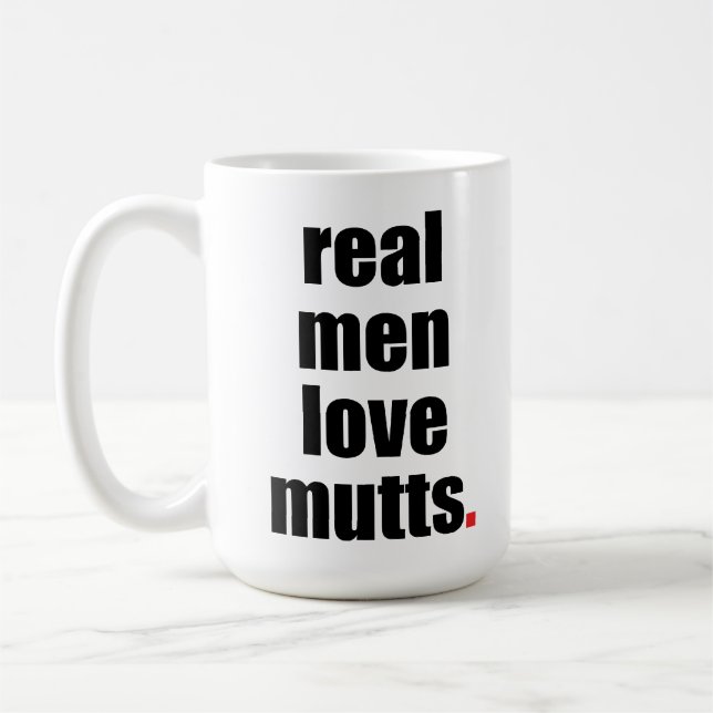 Caneca real das vira-latas do amor dos homens (Esquerda)