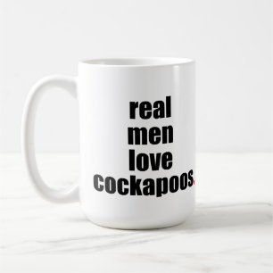 Caneca real de Cockapoos do amor dos homens