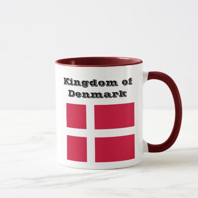 Caneca real de Denmark*/caneca de Kongeriget (Direita)
