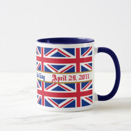 Caneca real de Union Jack da lembrança do