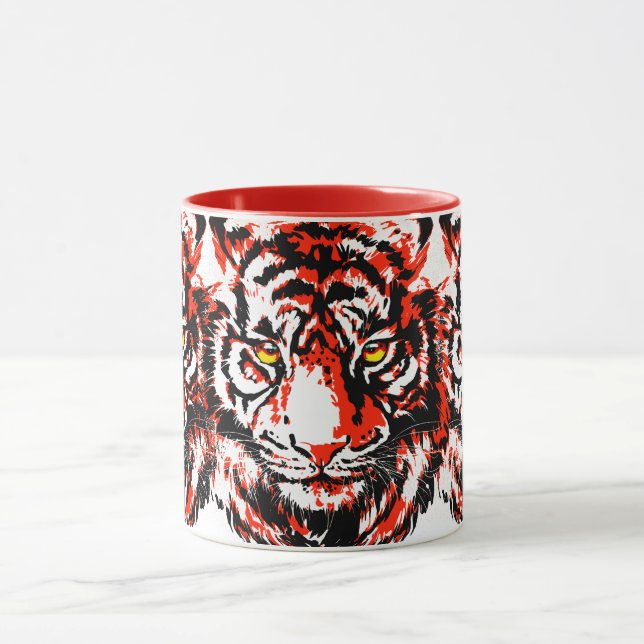 Caneca Realista Red Tiger Mug - Café (Centro)
