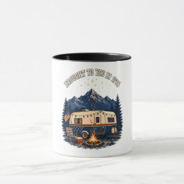 Caneca Reboque de Acampamento de 4 de Julho Montanhas