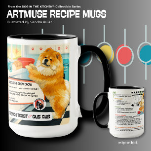 Caneca Receita do Museu de Arte Chow GUS GUSI