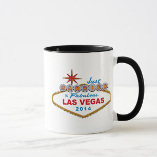 Caneca Recem casados em Las Vegas fabuloso 2014 (sinal)