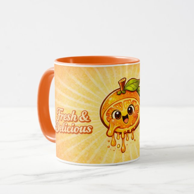 Caneca Recém-espremido - Sentindo o Frutado - Fãs de Comi (Frente Esquerda)