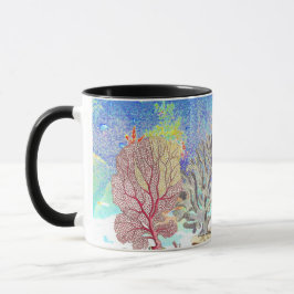 Caneca Recife de coral colorido em Ocean Rocks Mug para P