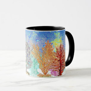 Caneca Recife de coral colorido em Ocean Rocks Mug para P