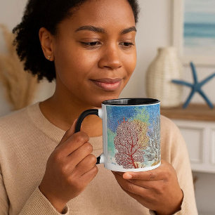 Caneca Recife de coral colorido em Ocean Rocks Mug para P