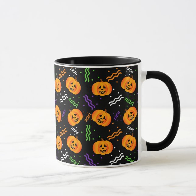 Caneca Recipiente festivo Jack-O'-Lanterna (Direita)