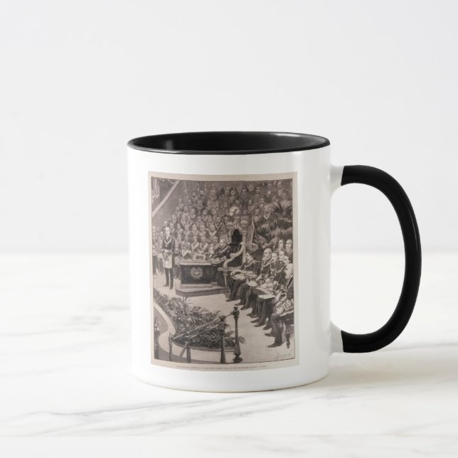 Caneca Recolhimento maçónico grande no Albert real (Direita)