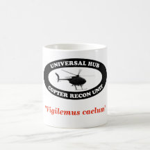 Caneca Recon da unidade do helicóptero universal