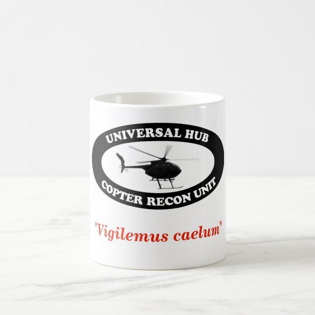Caneca Recon da unidade do helicóptero universal (Centro)