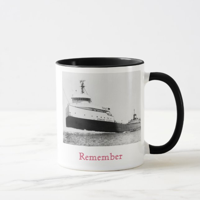 Caneca Recorde: O Edmund Fitzgerald (Direita)