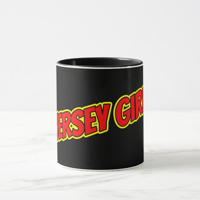 Caneca Red and Yellow Comic Jersey Girl (Centro)